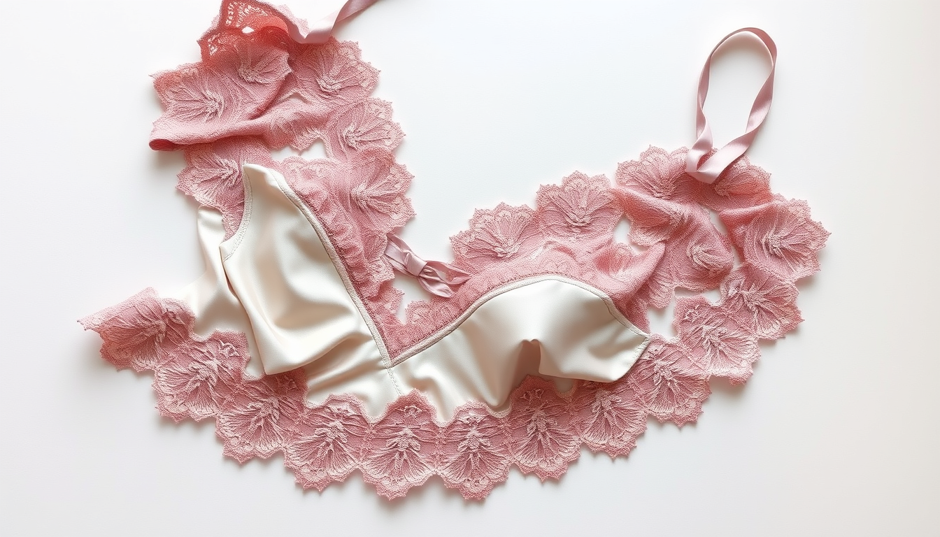 Sculpted Softness: Morpe's Turkish Lingerie in Pastel Mauve Lace and Champagne Ivory for a Refined, Confident Silhouette.