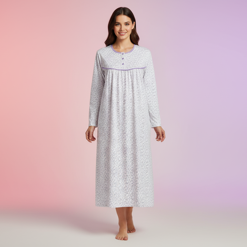 Kısa Kol Bayan Battal Gecelik